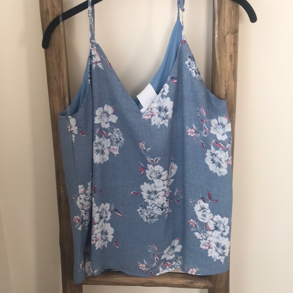 Stitch fix blue floral camisole